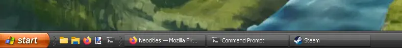 A screenshot of a computer desktop screen with the taskbar visible.