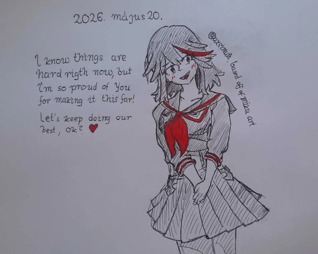 Matoi Ryuuko with a few inspirational words